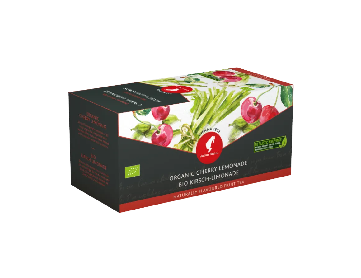 Julius Meinl Bio Tee|Leaf Bags>Bio Kirsch Limonade - 20 Teebeutel