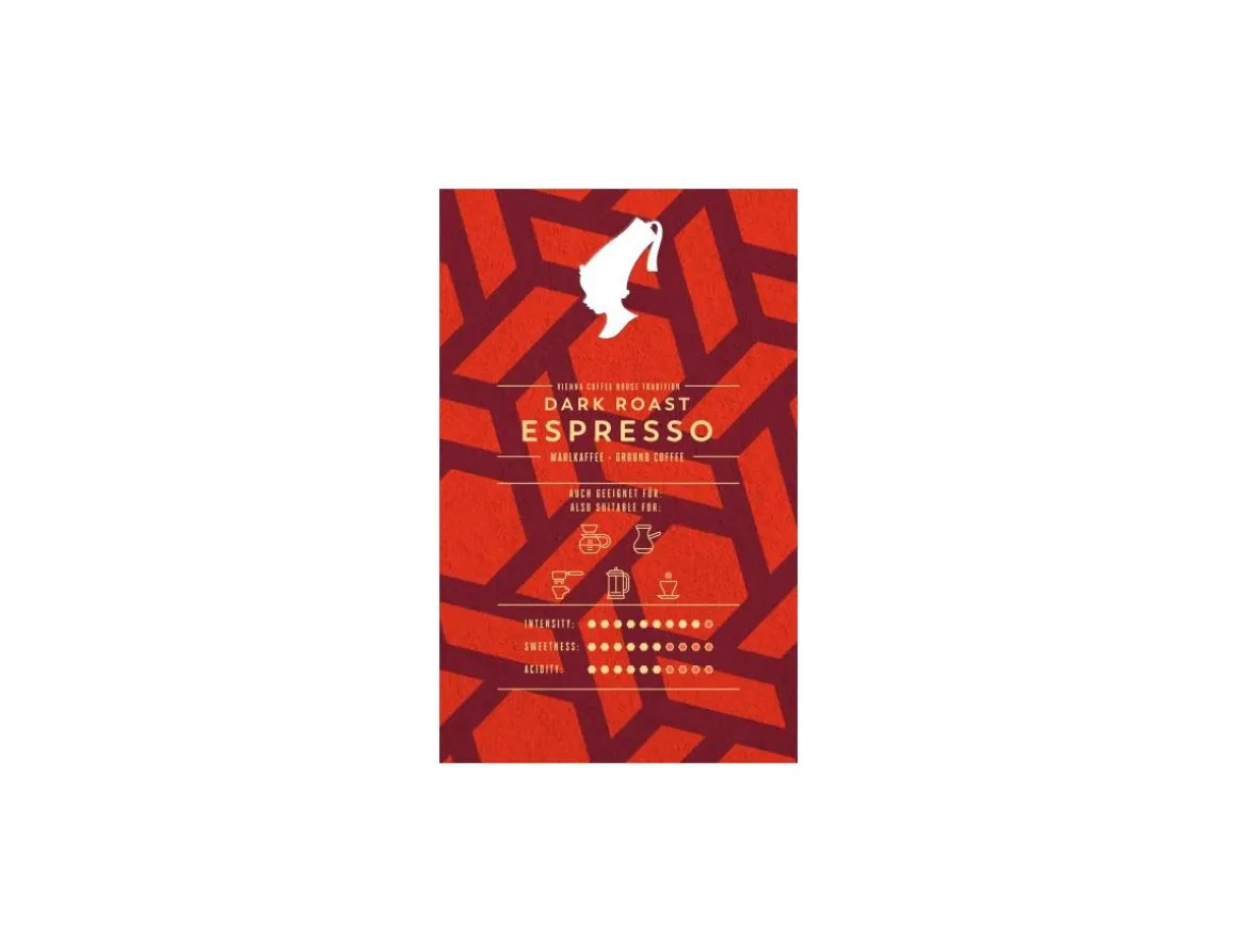 Julius Meinl French Press>Vienna Coffee House Dark Roast Espresso - gemahlen 220g